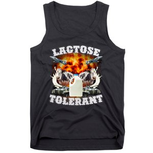 Lactose Tolerant Funny Trending Tank Top