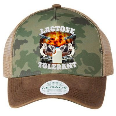 Lactose Tolerant Funny Trending Meme Legacy Tie Dye Trucker Hat