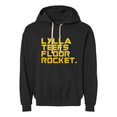 Lylla Teefs Floor & Rocket. Vol 3 Retro Galaxy Style Garment-Dyed Fleece Hoodie