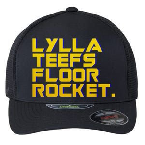 Lylla Teefs Floor & Rocket. Vol 3 Retro Galaxy Style Flexfit Unipanel Trucker Cap