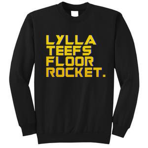 Lylla Teefs Floor & Rocket. Vol 3 Retro Galaxy Style Sweatshirt