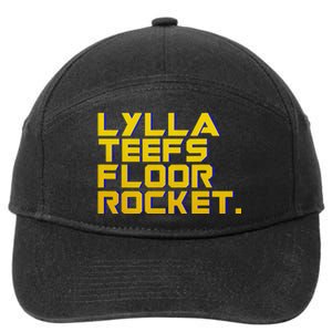 Lylla Teefs Floor & Rocket. Vol 3 Retro Galaxy Style 7-Panel Snapback Hat