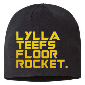 Lylla Teefs Floor & Rocket. Vol 3 Retro Galaxy Style Sustainable Beanie