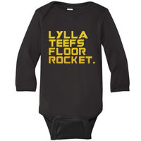 Lylla Teefs Floor & Rocket. Vol 3 Retro Galaxy Style Baby Long Sleeve Bodysuit