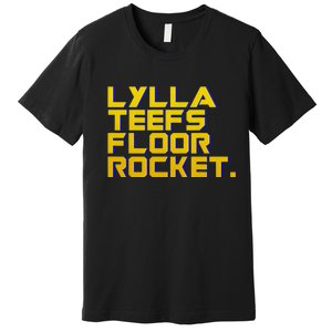 Lylla Teefs Floor & Rocket. Vol 3 Retro Galaxy Style Premium T-Shirt