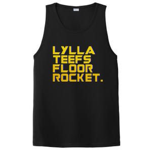 Lylla Teefs Floor & Rocket. Vol 3 Retro Galaxy Style PosiCharge Competitor Tank