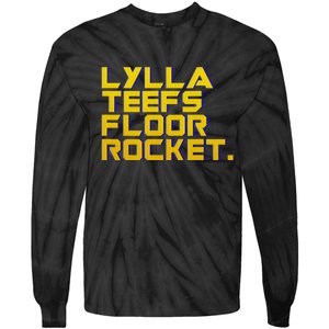 Lylla Teefs Floor & Rocket. Vol 3 Retro Galaxy Style Tie-Dye Long Sleeve Shirt