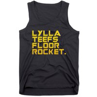 Lylla Teefs Floor & Rocket. Vol 3 Retro Galaxy Style Tank Top