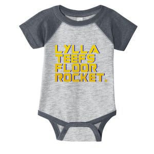 Lylla Teefs Floor & Rocket. Vol 3 Retro Galaxy Style Infant Baby Jersey Bodysuit