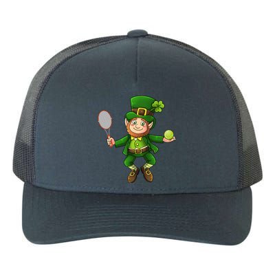 Leprechaun Tennis Funny St Patricks Day Sports Gift Yupoong Adult 5-Panel Trucker Hat