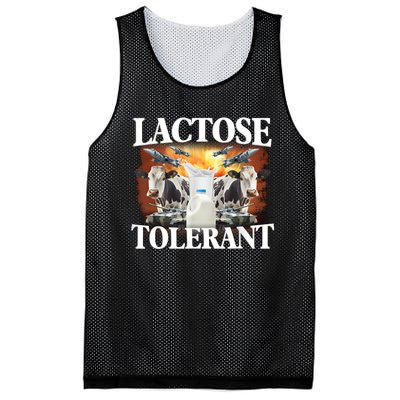 Lactose Tolerant Funny Trending Meme Mesh Reversible Basketball Jersey Tank