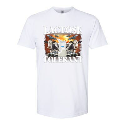 Lactose Tolerant Funny Trending Meme Softstyle CVC T-Shirt