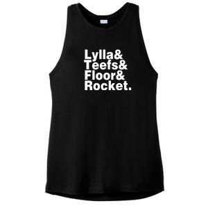 Lylla & Teefs & Floor & Rocket Ladies PosiCharge Tri-Blend Wicking Tank