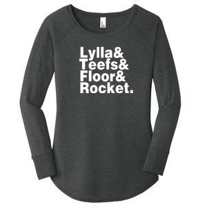 Lylla & Teefs & Floor & Rocket Women's Perfect Tri Tunic Long Sleeve Shirt