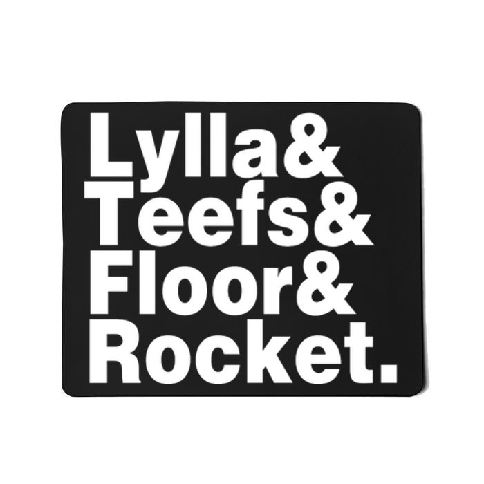 Lylla & Teefs & Floor & Rocket Mousepad