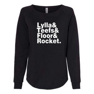 Lylla & Teefs & Floor & Rocket Womens California Wash Sweatshirt