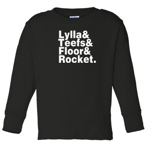 Lylla & Teefs & Floor & Rocket Toddler Long Sleeve Shirt