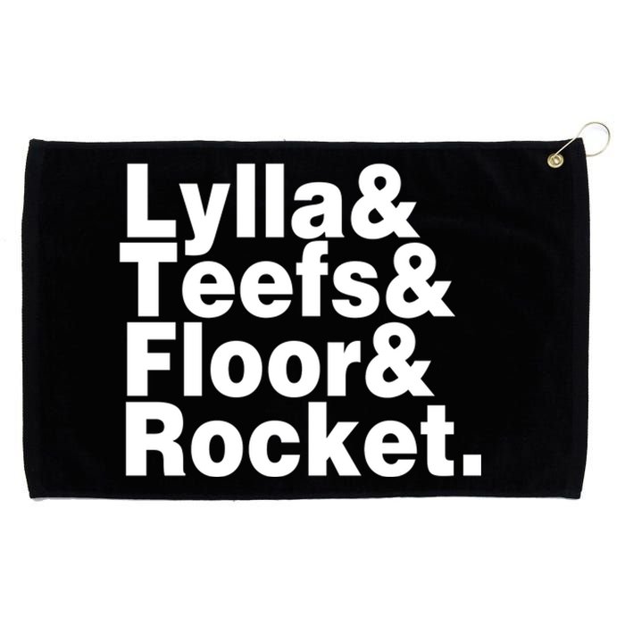 Lylla & Teefs & Floor & Rocket Grommeted Golf Towel