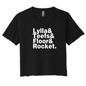 Lylla & Teefs & Floor & Rocket Women's Crop Top Tee