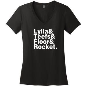 Lylla & Teefs & Floor & Rocket Women's V-Neck T-Shirt