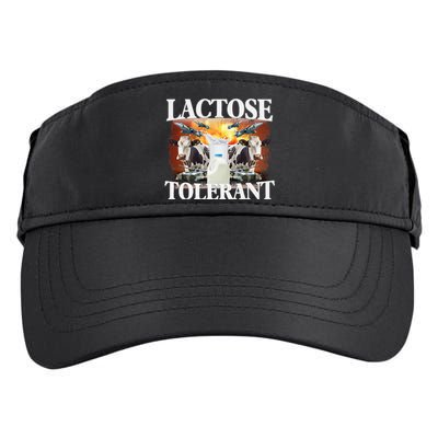 Lactose Tolerant Funny Trending Meme Adult Drive Performance Visor