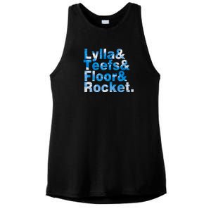 Lylla & Teefs & Floor & Rocket Ladies PosiCharge Tri-Blend Wicking Tank