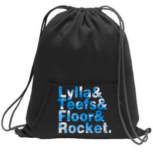 Lylla & Teefs & Floor & Rocket Sweatshirt Cinch Pack Bag