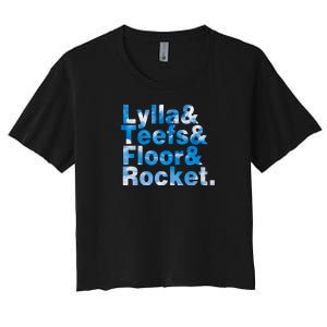 Lylla & Teefs & Floor & Rocket Women's Crop Top Tee