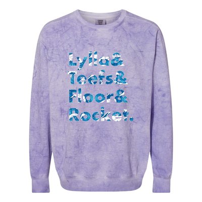 Lylla & Teefs Floor Rocket Colorblast Crewneck Sweatshirt