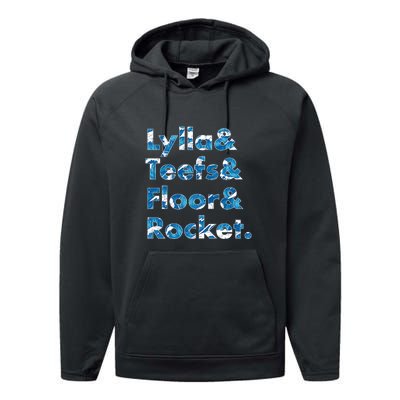 Lylla & Teefs Floor Rocket Performance Fleece Hoodie