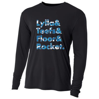 Lylla & Teefs Floor Rocket Cooling Performance Long Sleeve Crew