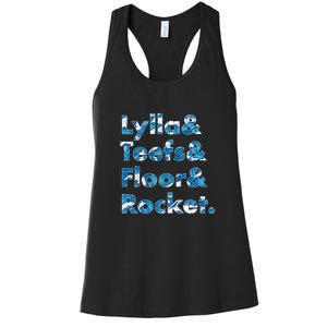 Lylla & Teefs Floor Rocket Women's Racerback Tank