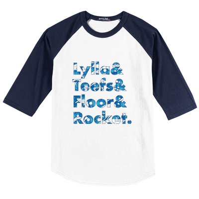 Lylla & Teefs Floor Rocket Baseball Sleeve Shirt