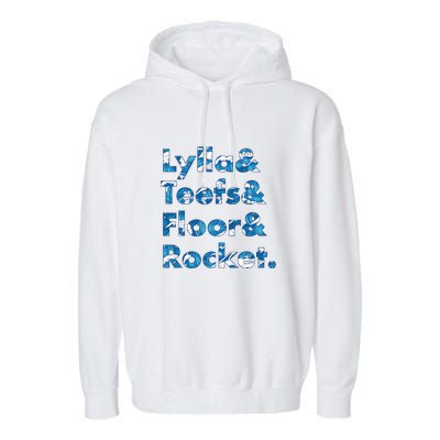 Lylla & Teefs Floor Rocket Garment-Dyed Fleece Hoodie