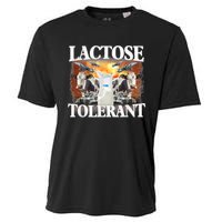 Lactose Tolerant Funny Trending Meme Cooling Performance Crew T-Shirt