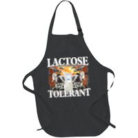 Lactose Tolerant Funny Trending Meme Apron