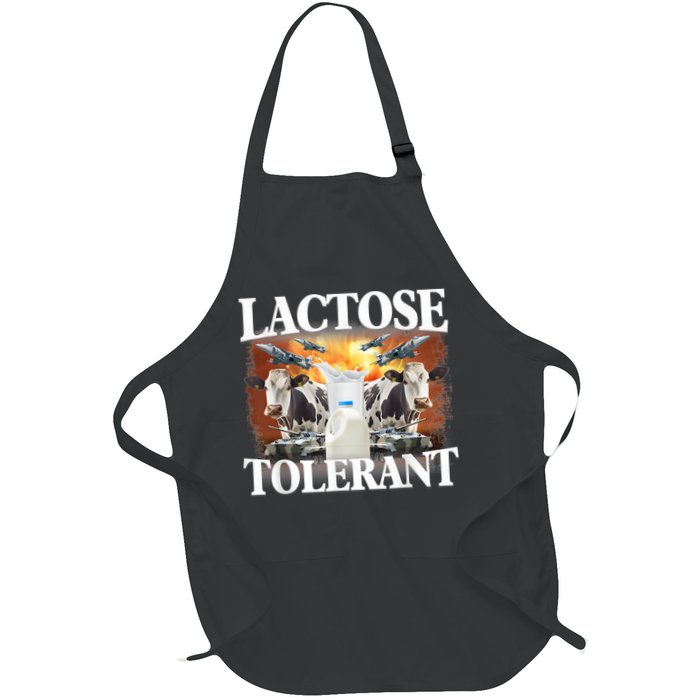 Lactose Tolerant Funny Trending Meme Apron