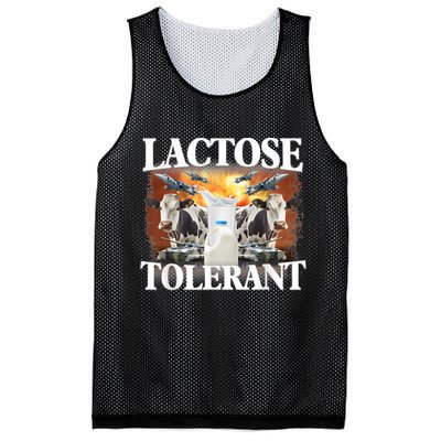 Lactose Tolerant Funny Trending Meme Mesh Reversible Basketball Jersey Tank