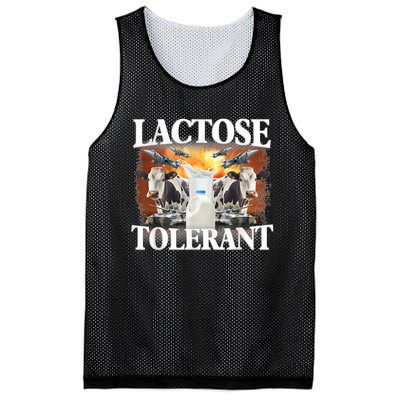 Lactose Tolerant Funny Trending Meme Mesh Reversible Basketball Jersey Tank