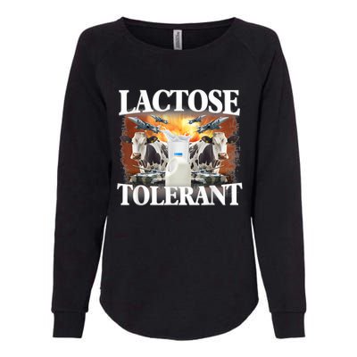 Lactose Tolerant Funny Trending Meme Womens California Wash Sweatshirt