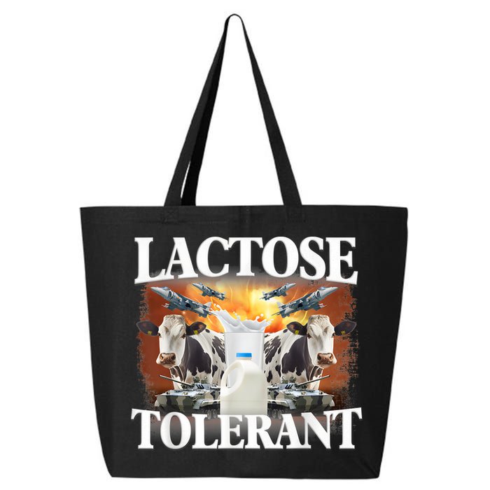 Lactose Tolerant Funny Trending Meme 25L Jumbo Tote