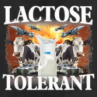 Lactose Tolerant Funny Trending Meme 25L Jumbo Tote