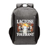 Lactose Tolerant Funny Trending Meme Vector Backpack
