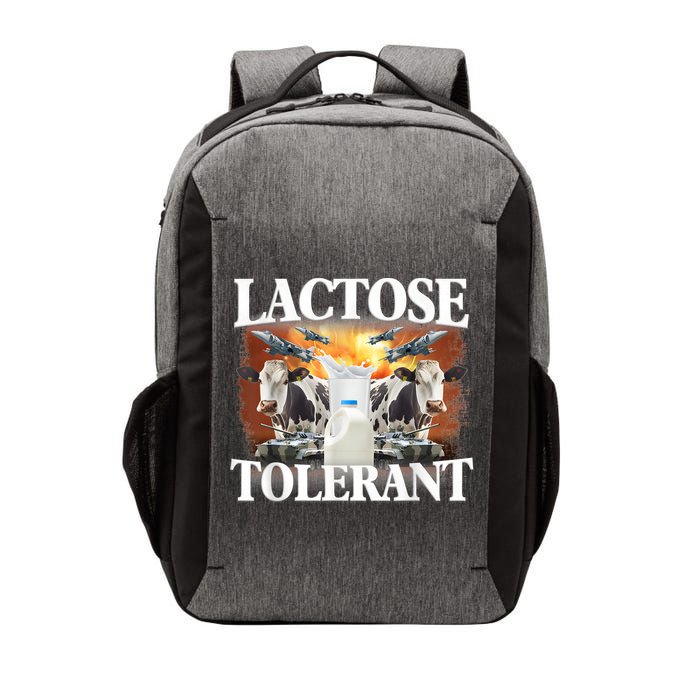Lactose Tolerant Funny Trending Meme Vector Backpack