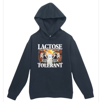 Lactose Tolerant Funny Trending Meme Urban Pullover Hoodie