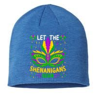 Let The Funny Shenanigans Begin Carnival Mardi Gras Cool Gift Sustainable Beanie