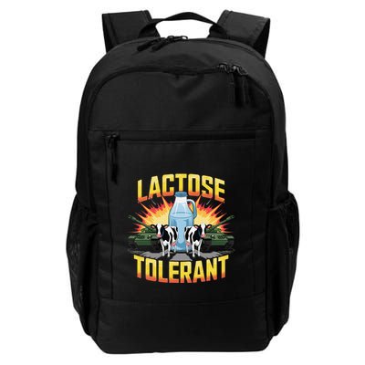 Lactose Tolerant Funny Lactose Meme For Dairy Milk Lover Daily Commute Backpack