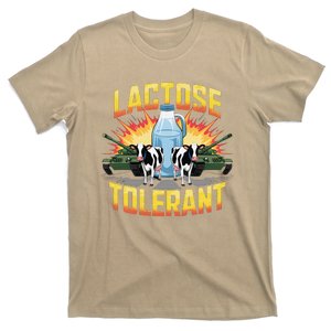 Lactose Tolerant Funny Lactose Meme For Dairy Milk Lover T-Shirt