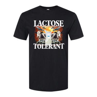 Lactose Tolerant Funny Trending Meme Softstyle CVC T-Shirt