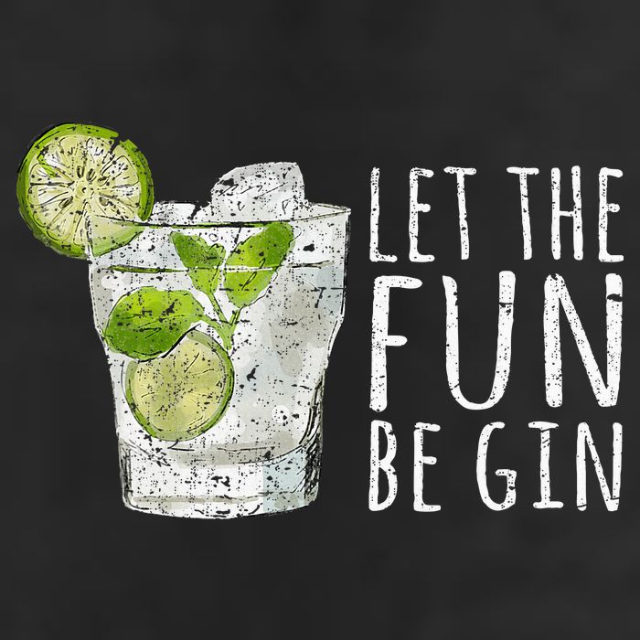 Let The Fun Be Gin 7 Panel Mesh Trucker Snapback Hat